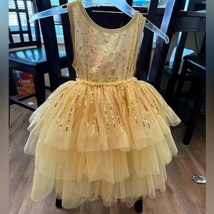 Disney store Belle tutu and bodysuit 💛☀️